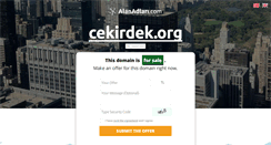 Desktop Screenshot of cekirdek.org